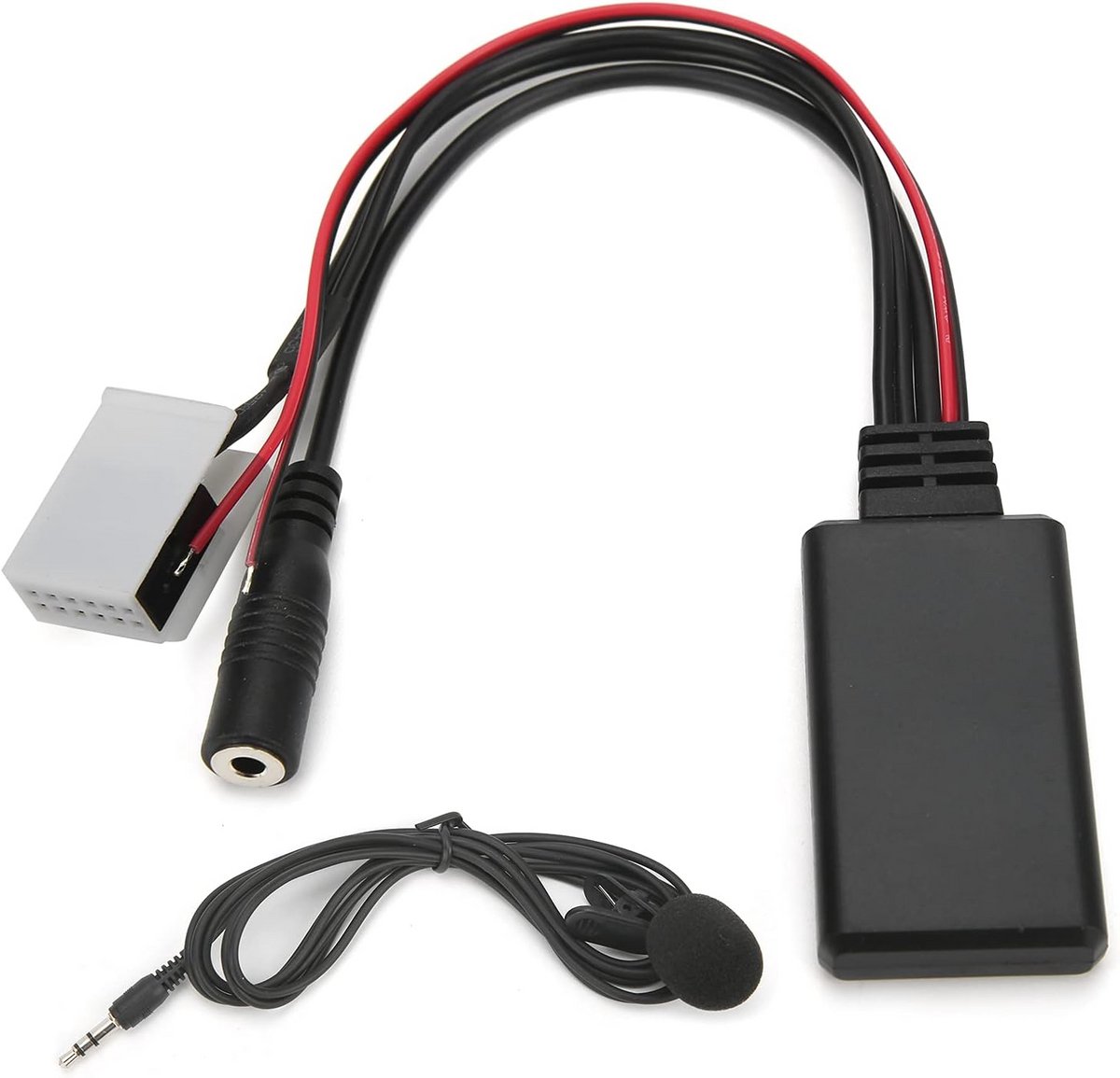 Bluetooth Audio Adapter voor Auto Radio AUX Muziek Streaming en Handsfree Bellen