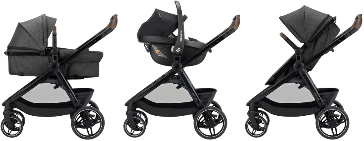 Maxi-Cosi Zelia S Trio2 Kinderwagen 3-in-1 Dark Grey - afbeelding 3