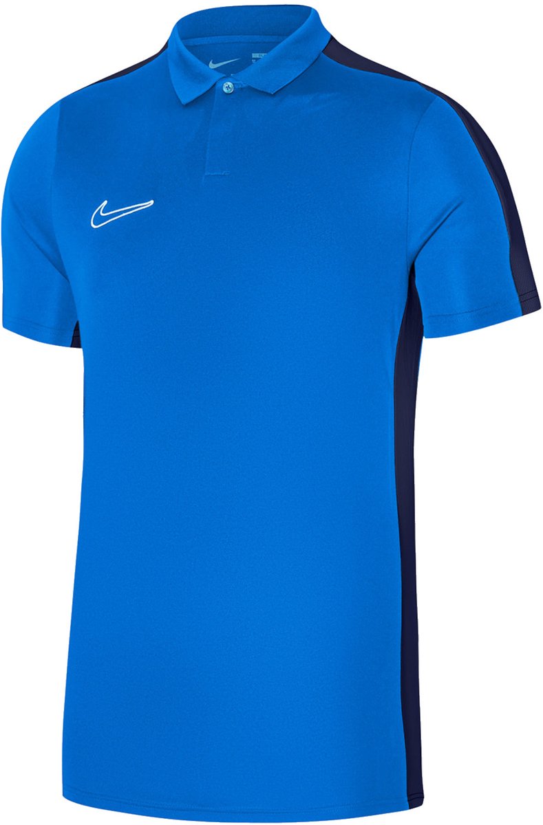 Nike DF Academy 23 SS Polo Mannen Poloshirt Blauw