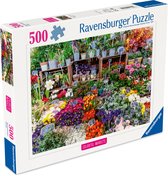 Ravensburger Bloemenmarkt, Frankrijk - Puzzel - 500 stukjes - Vanaf 10 jaar