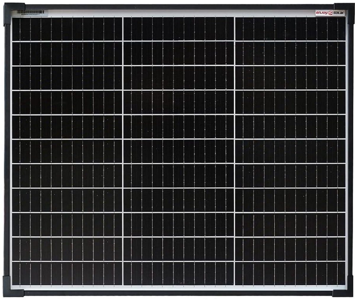 Monokristallijn Zonnepaneel 50W 12V met 182 mm zonnecellen - Ideaal voor Campers, Balkon, Tuinhuis en Boten