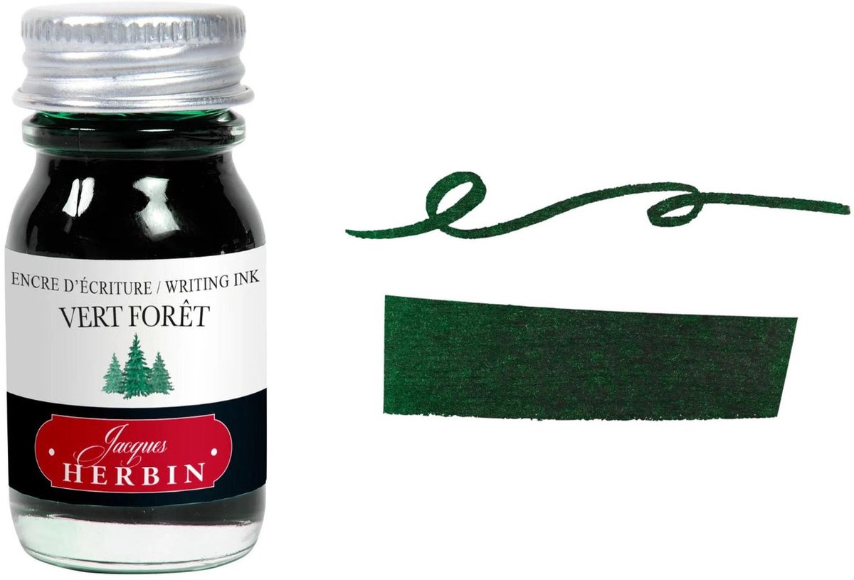Jacques Herbin Vulpen Inkt - Vert forêt - Groen - 10 ml