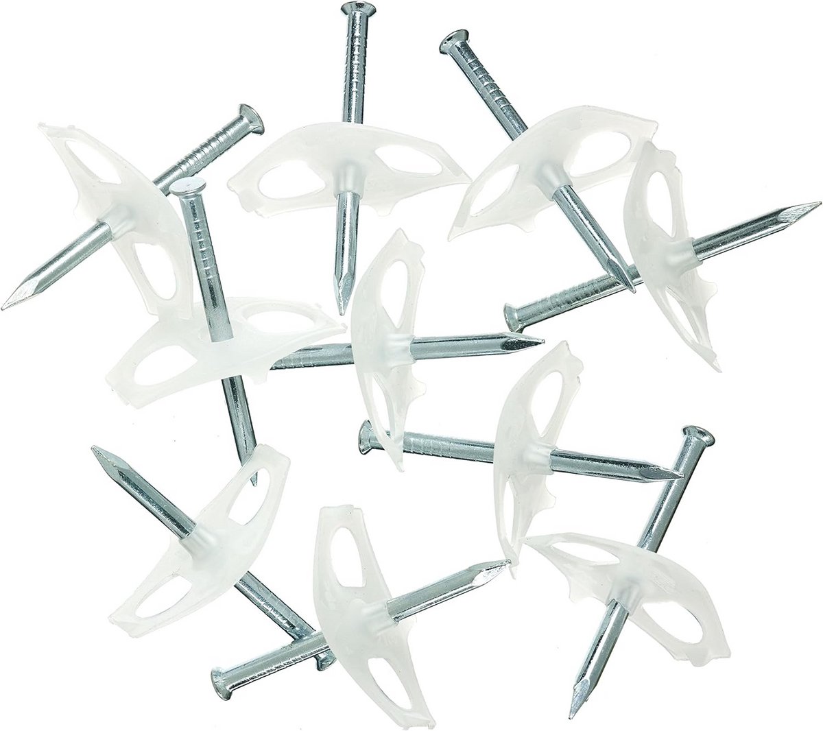 Nagelschijf met Montagenagel 3,5x50mm voor Kabelbevestiging - 100 Stuks