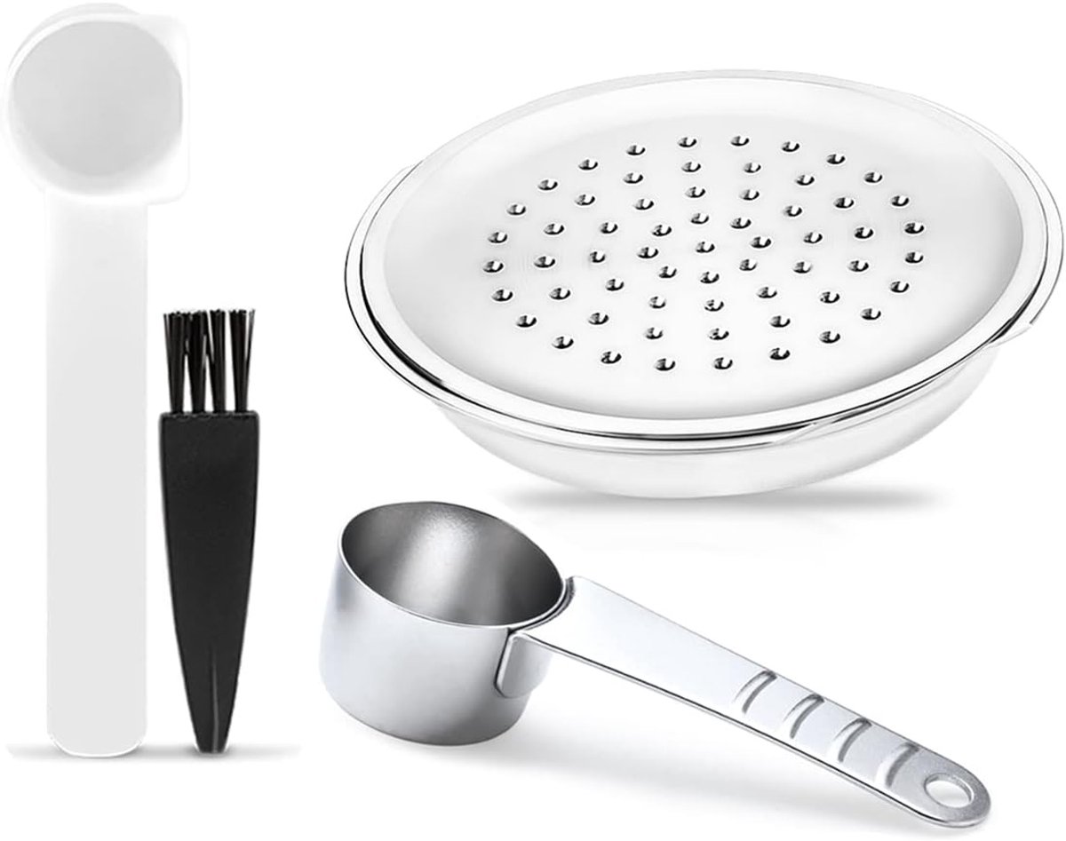 Koffiecapsule – Roestvrijstalen navulbare filter – 1 stuks – Zilver