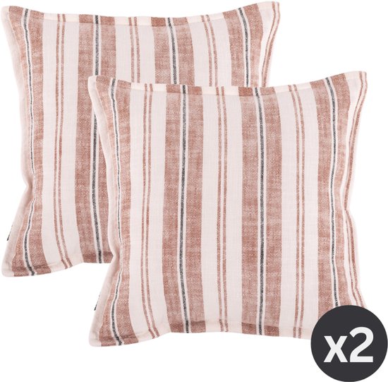 Coussin (garni) INDIRA - 45x45 cm, terracotta