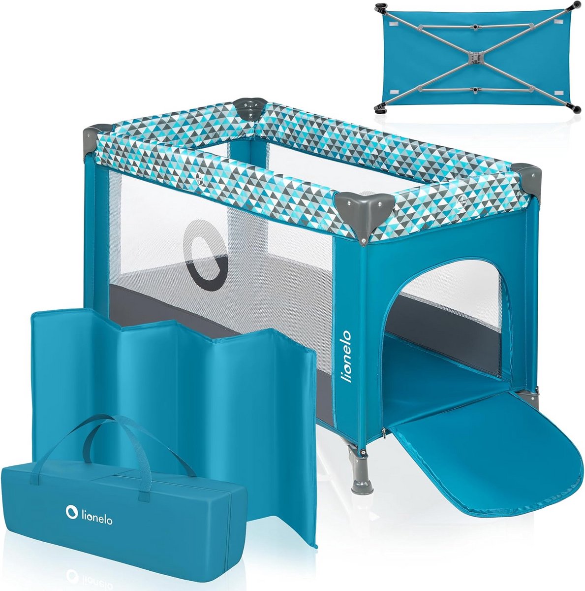 Opvouwbaar Campingbedje met Matras voor Baby's en Peuters - Lichtgewicht en Veilig, Voor Thuis en Onderweg