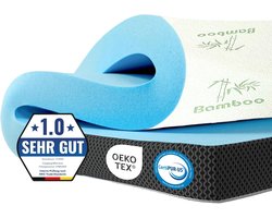 Premium Comfort Topper - Matrastopper - Gel-Traagschuim - 7 cm - Antibacterieel - Ademend en Comfortabel