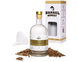 Barrel Monkey - Whiskey Barrel Chips - Zelf Whiskey Maken Pakket - Barrel Monkey Whiskey - Maak je eigen Whiskey met snippers van Jack Daniel’s Tennessee Whiskey-vaten