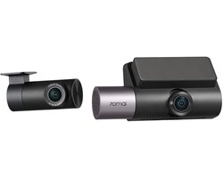 70mai Dash Cam T800 HDR Set met SD-kaart - Dashcam voor en achter - 4K Ultra HD met HDR - Inclusief SD-kaart direct gebruiksklaar - GPS en WiFi app bediening - Parkeerstand beveiliging - G-sensor en nachtzicht voor maximale veiligheid
