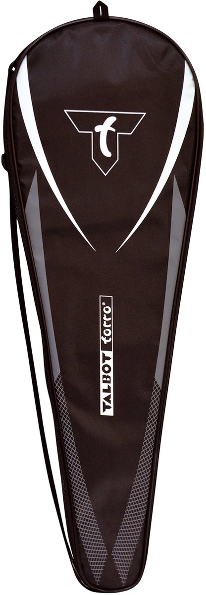 Schildkröt badminton racket hoes fullcover met schouderband.