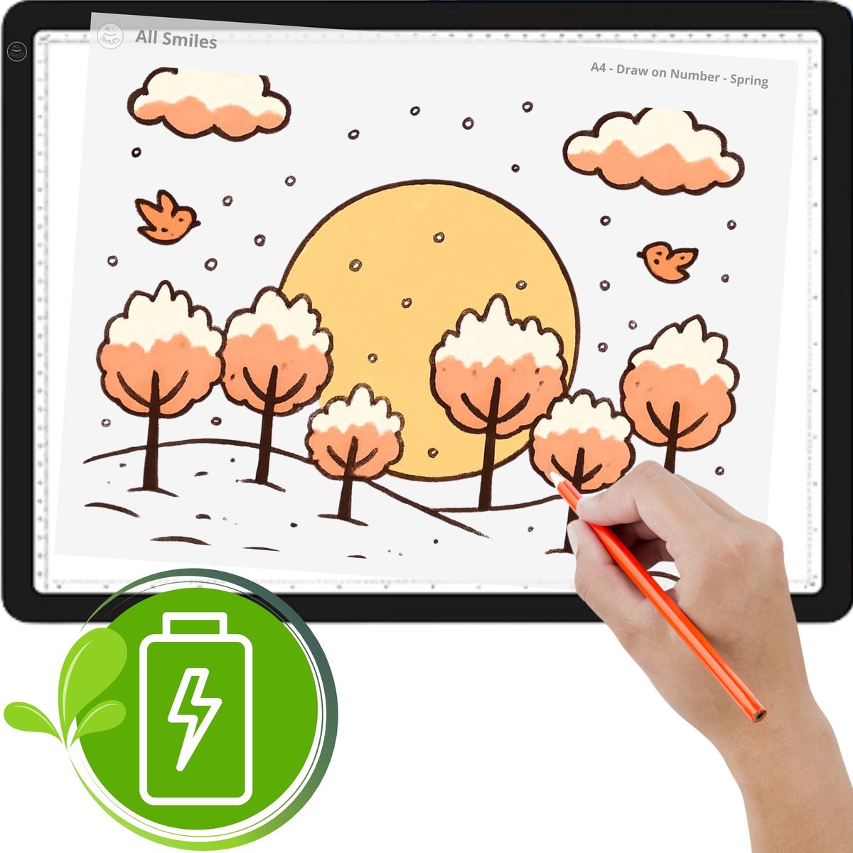 A4 Lightpad Lichtbak Diamond Painting Volwassenen | USB Dimbaar | All Smiles Premium XL Tekenbord | Tekenen Schetsen Hobby