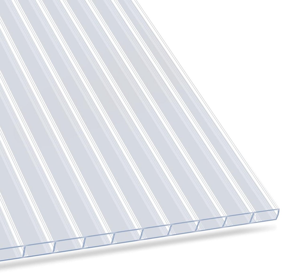 Set van 14 dubbelwandige polycarbonaat platen voor kasbouw en afdaken