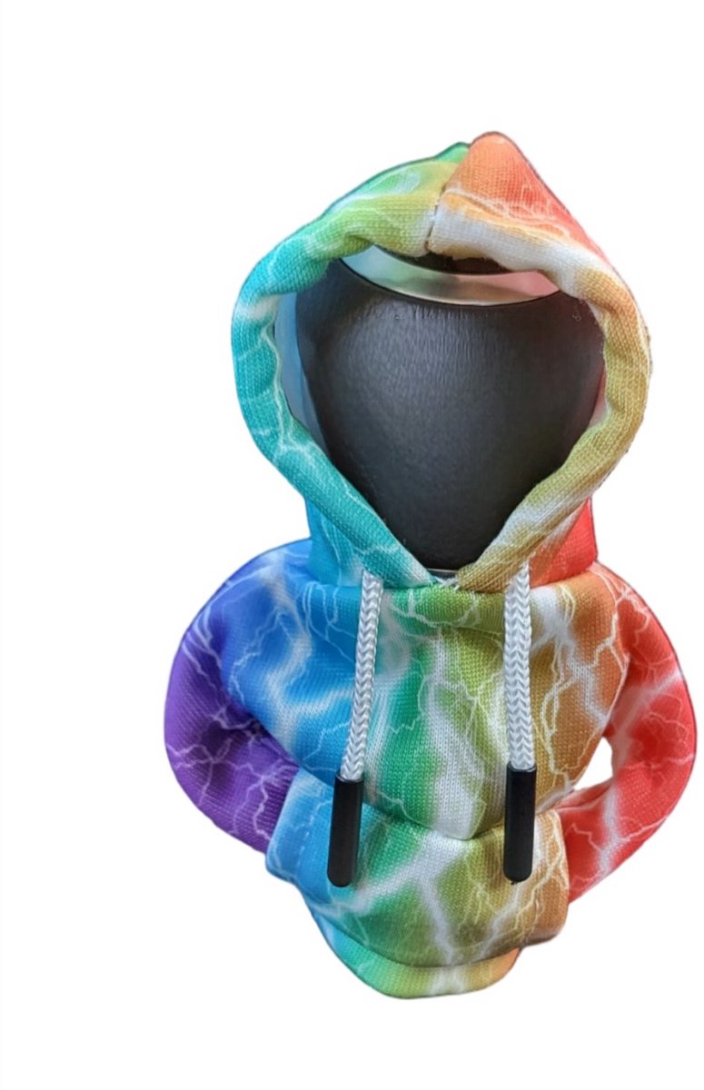 Mj Joys® - Versnellingspook Hoodie - Universele Pook Cover Met Capuchon - Hoodie Pook Hoes - Versnellingspook Beschermer - Autopook Cover - Pookknop - Bliksem