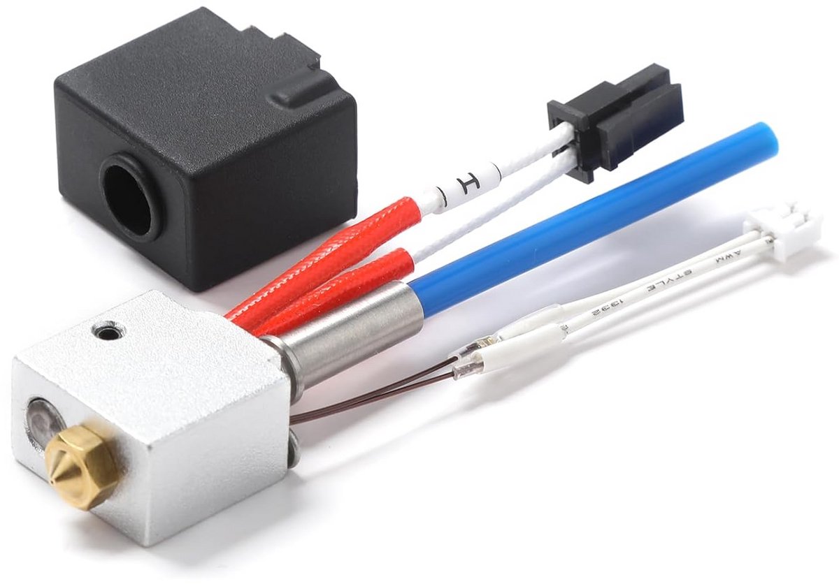 Vervangend Hotend voor 3D-printer met 0,4 mm Mondstuk en Siliconen Sok