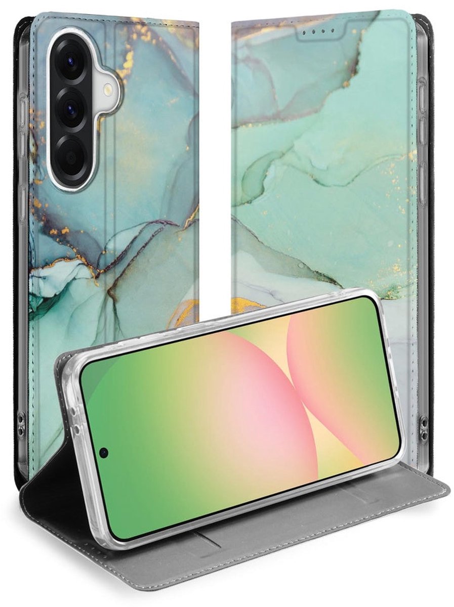Samsung Galaxy A57 Book Cover Watercolor Mix