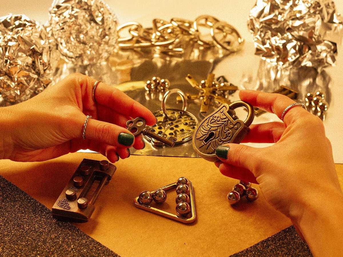 Metal Puzzel Ontwarring - IJzeren Hersenkraker voor Volwassenen en Tieners