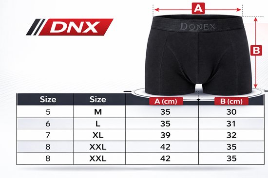 4 Pack Boxershorts Heren Van Stretch Katoen - Zwart-XL