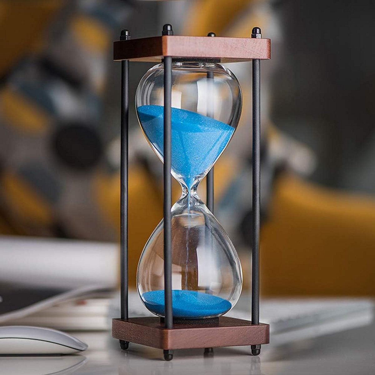 Zandloper 30 Minuten - Kleurrijke Zandloper voor Tijdmeting en Decoratie