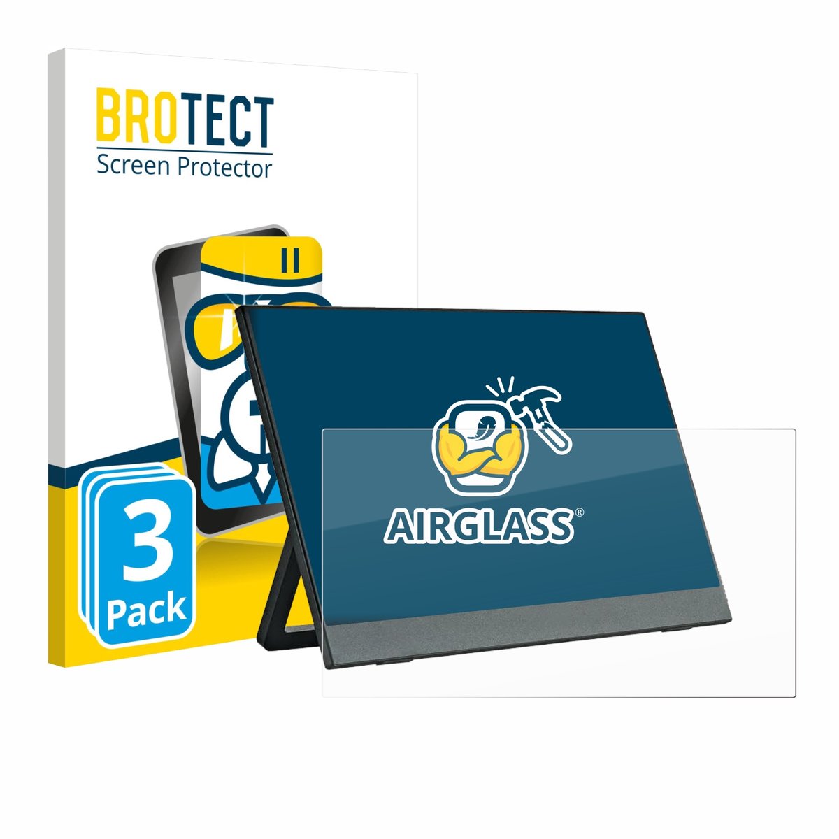 Screenprotector 3 Stuks voor Anmite A140W03 14" Beschermglas transparant