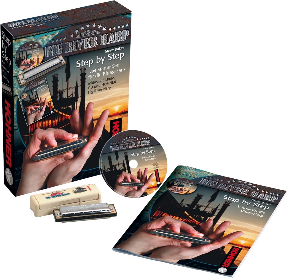 Blues Mondharmonica Starterspakket - Inclusief Lesmateriaal voor Beginners
