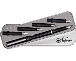 Kalligrafie Pen Set Klassiek Manuscript - 5 Delig Schrijfgerei