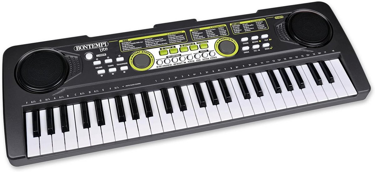 Digitaal Keyboard 49 Toetsen voor Kinderen met 100 Geluiden en Opnamefunctie