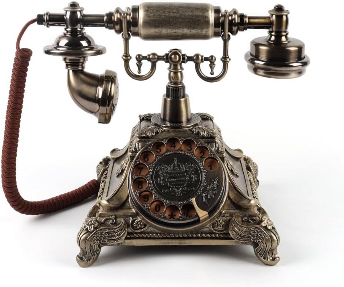 Vintage Telefoon Gastenboek voor Bruiloft en Feest - Opnemen Eigen Bericht