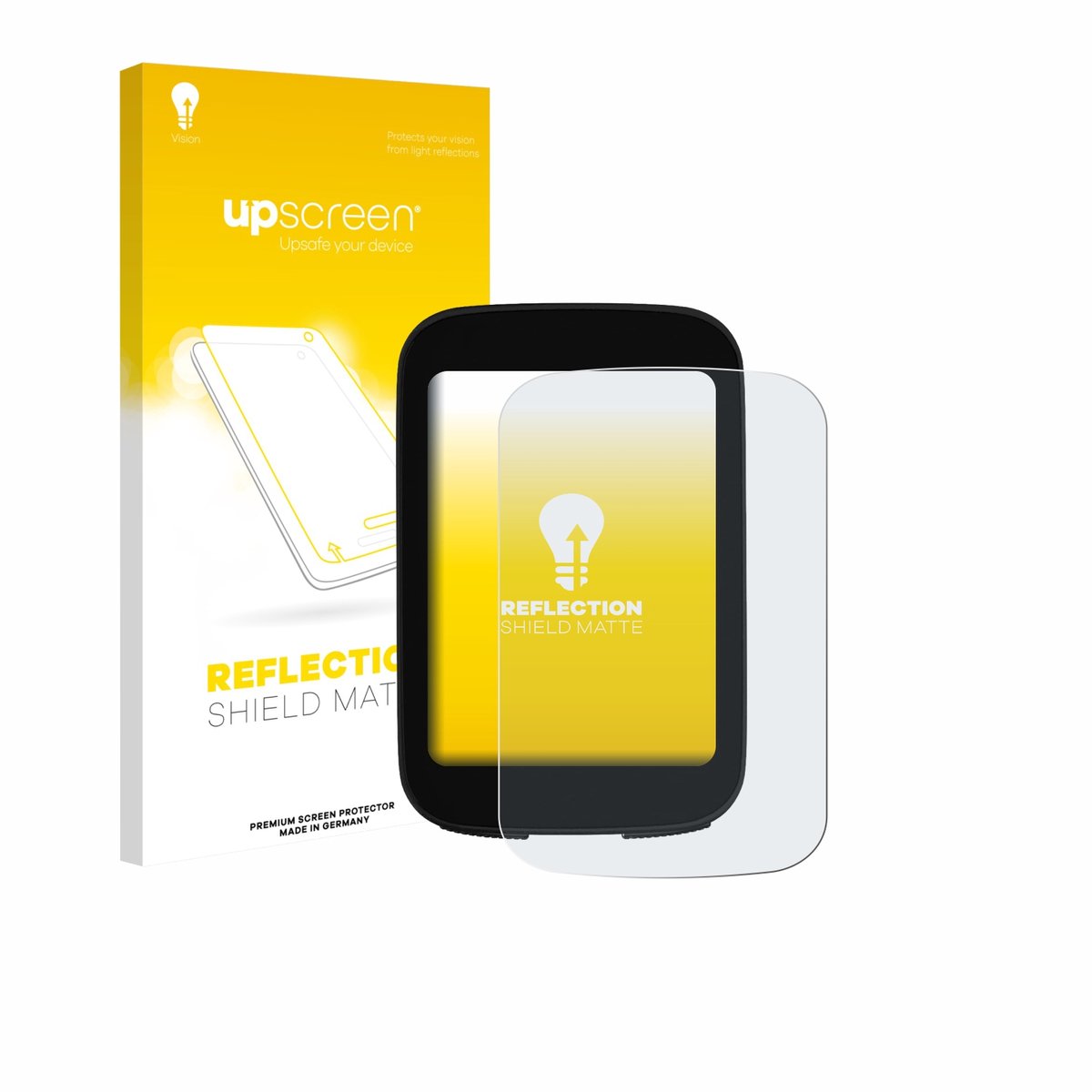 upscreen - Screenprotector voor Bikevee BKV300B 2.4" - Folie Beschermfolie anti glare matte