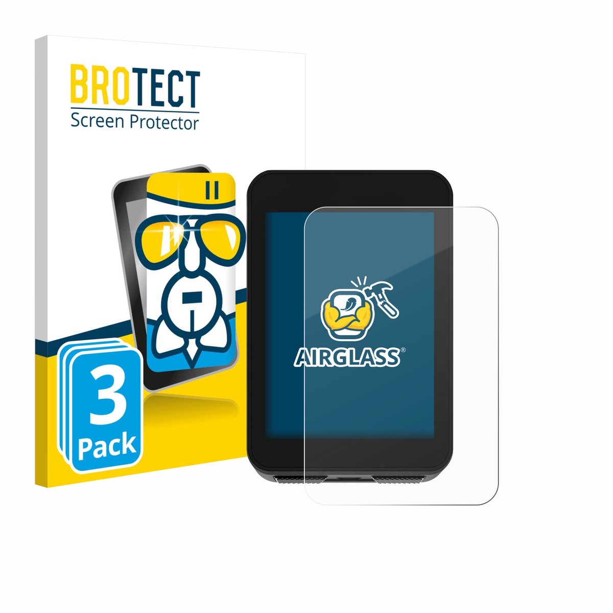 Screenprotector 3 Stuks voor Bikevee BKV310A 2.4" Beschermglas transparant