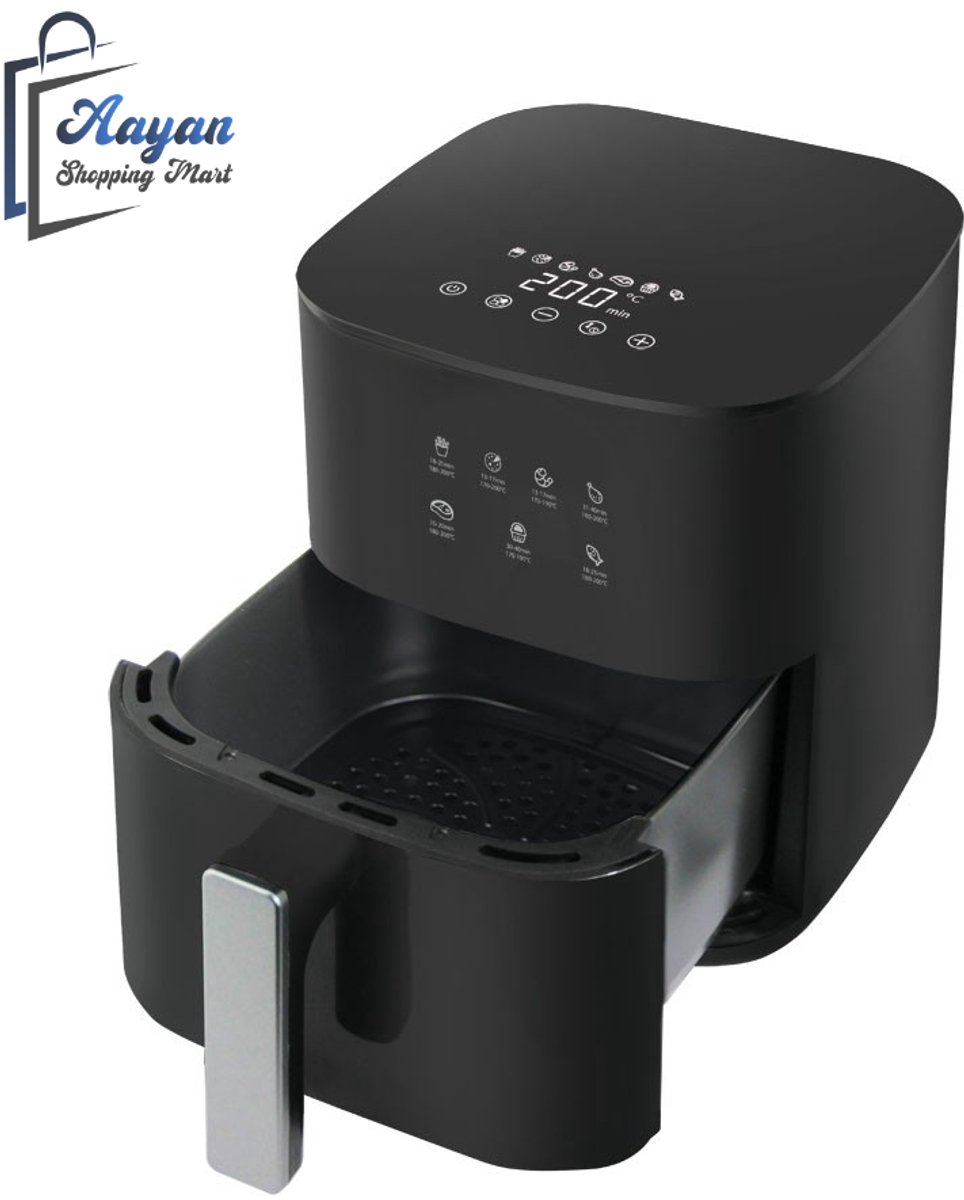 Airfryer 3,5L – 1350W Met 7 Programma’s – Zwart – PATATE FRITTE airfryers – 65511