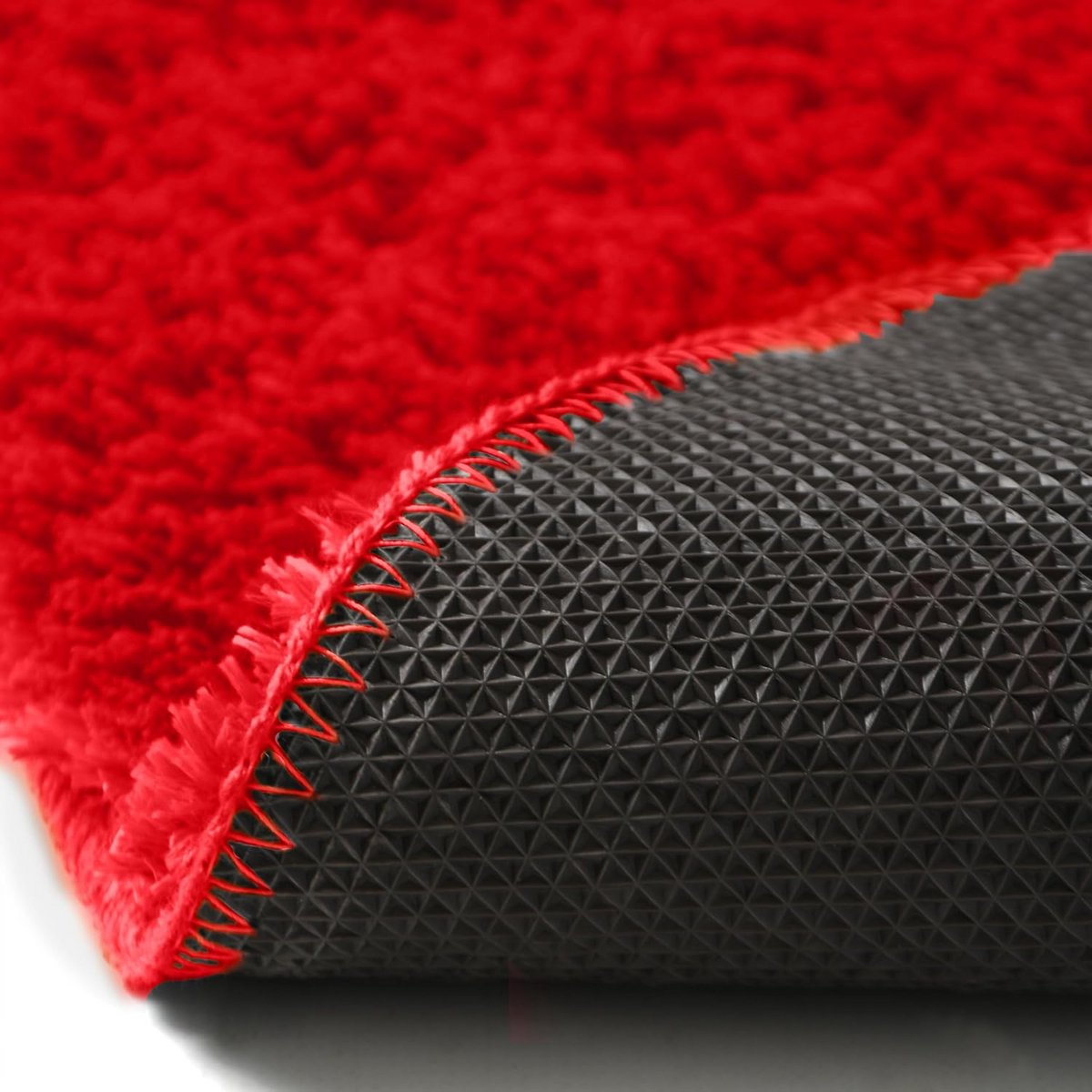 Pluizige Antislip Badmat met Lange Pool, Sneldrogend en Geschikt voor Vloerverwarming, 60 