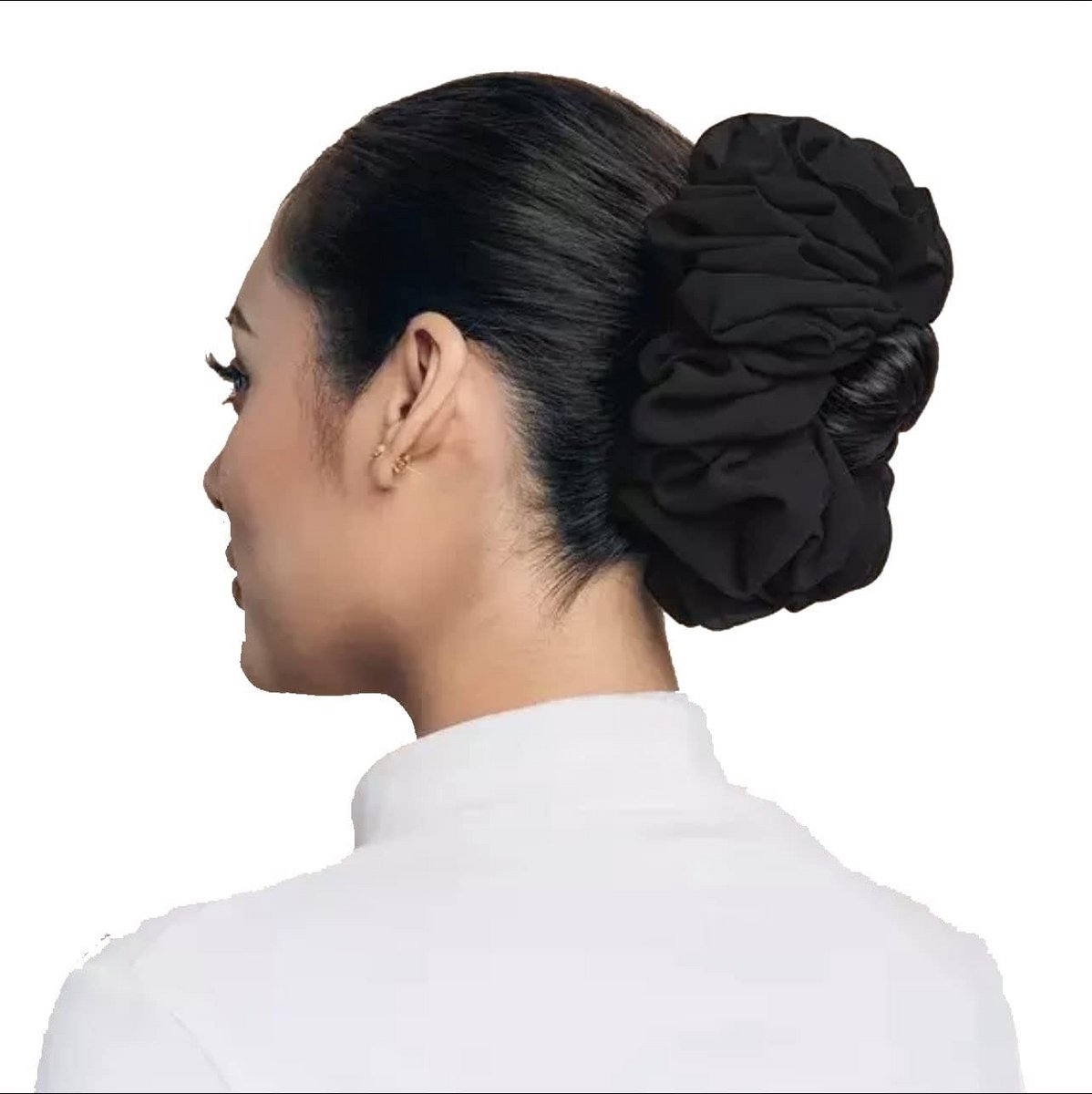 Volume Scrunchie voor Onder Hoofddoek - Zachte Chiffon Haaraccessoire voor Extra Volume