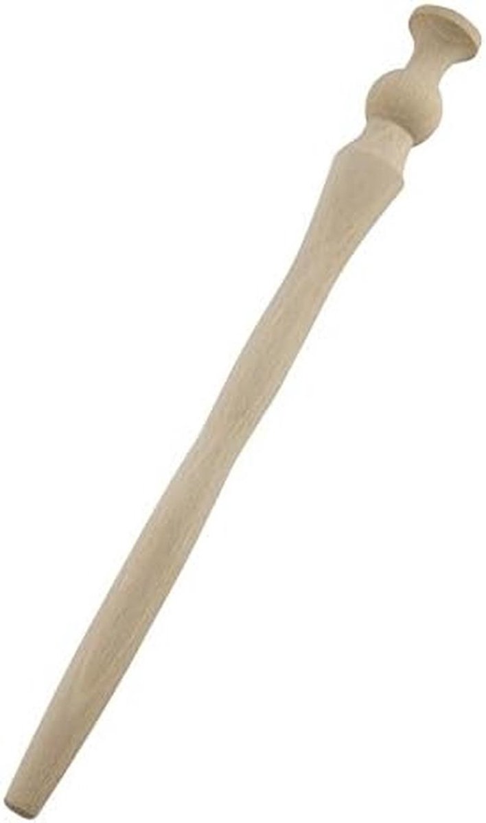 Houten Spatel Roerder voor Breien en Bakken - 2 Stuks Van 28 cm