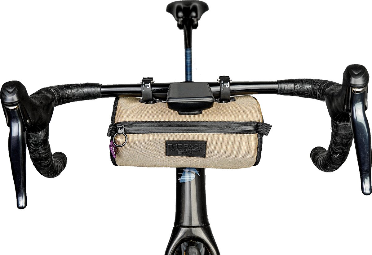 The Pack Snack Bag Gravel Dust - stuurtas bikepacking - 2L - waterafstotend - gravel
