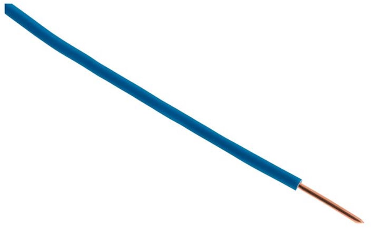 Elektrische Ader H07V-U 1.5mmruit, Enkelvoudige PVC Geleider voor Binneninstallatie, 10 Meter