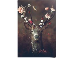 Poster Hert - 91,5 x 61 - Papier - REINDERS