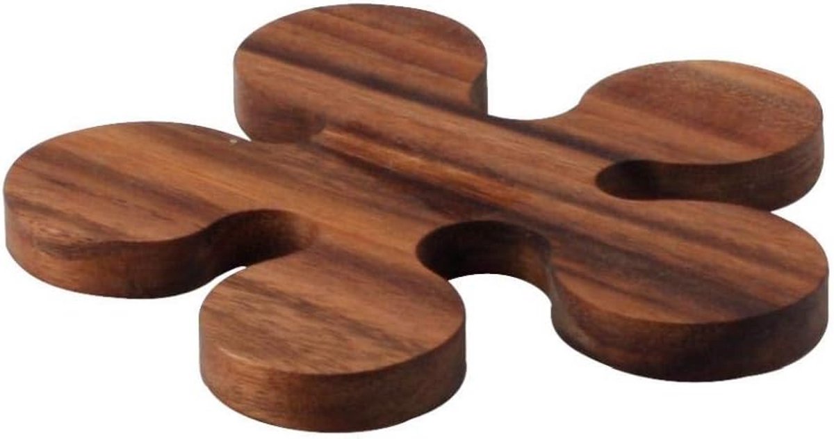 Onderzetter Hout voor Pannen en Potten - Acacia Hout, Modieuze Kleur