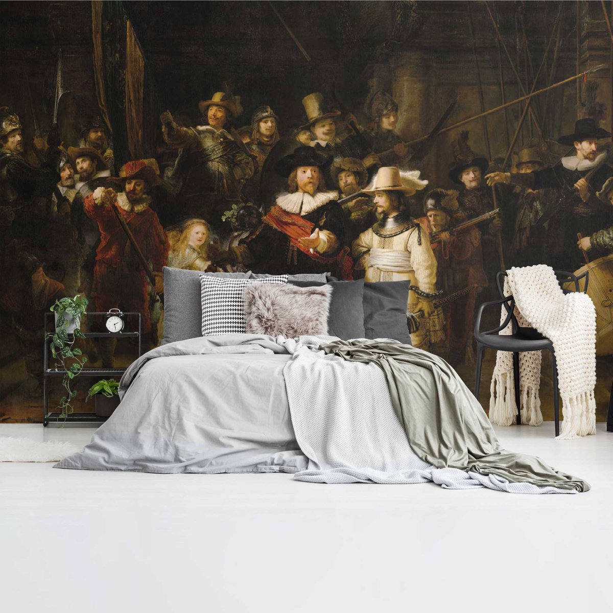 Fotobehang Rembrandt Nachtwacht - 260 x 384 - Vlies - REINDERS