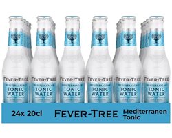 Fever tree mediterranen tonic water flesje (24x 20cl)