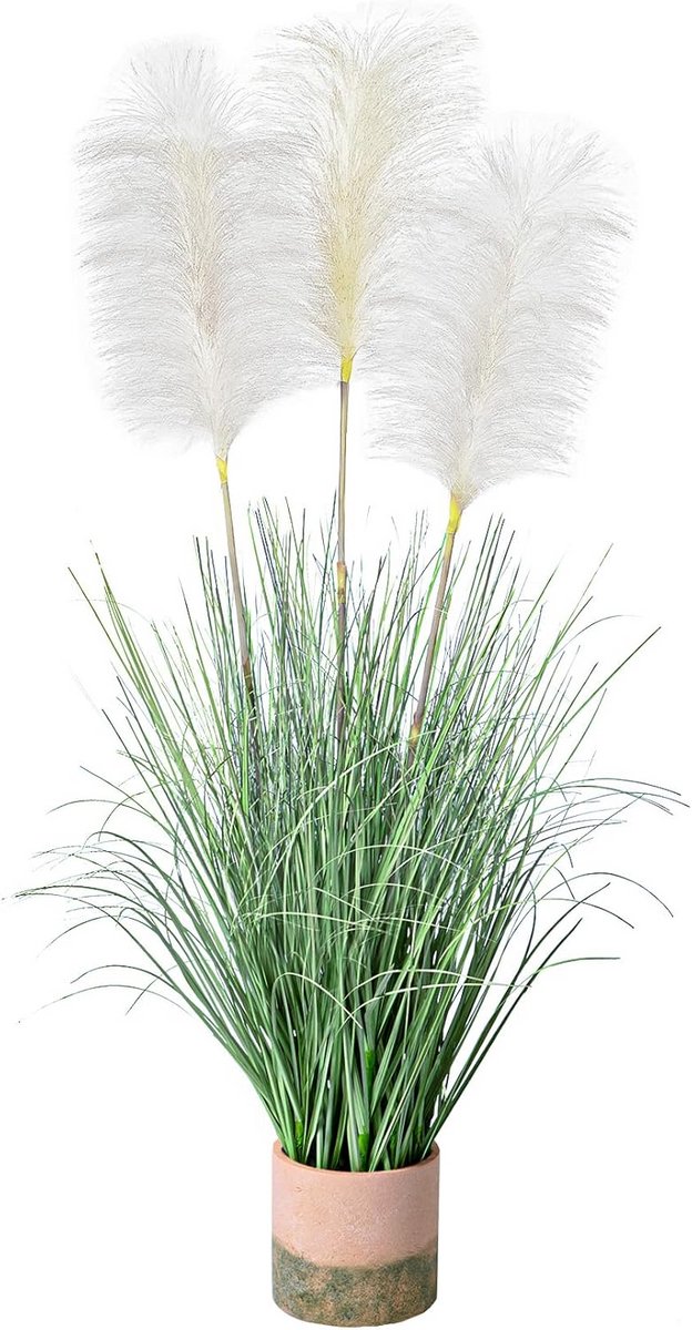 Kunstmatige pampas gras - 36 inch ingemaakt gras voor interieurdecoratie