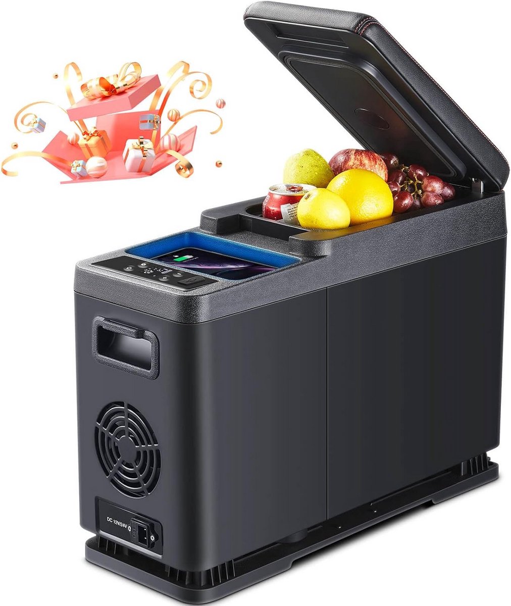 Mini Compressor Koelbox 8L -15°C met USB en App Bediening voor Auto en Caravan