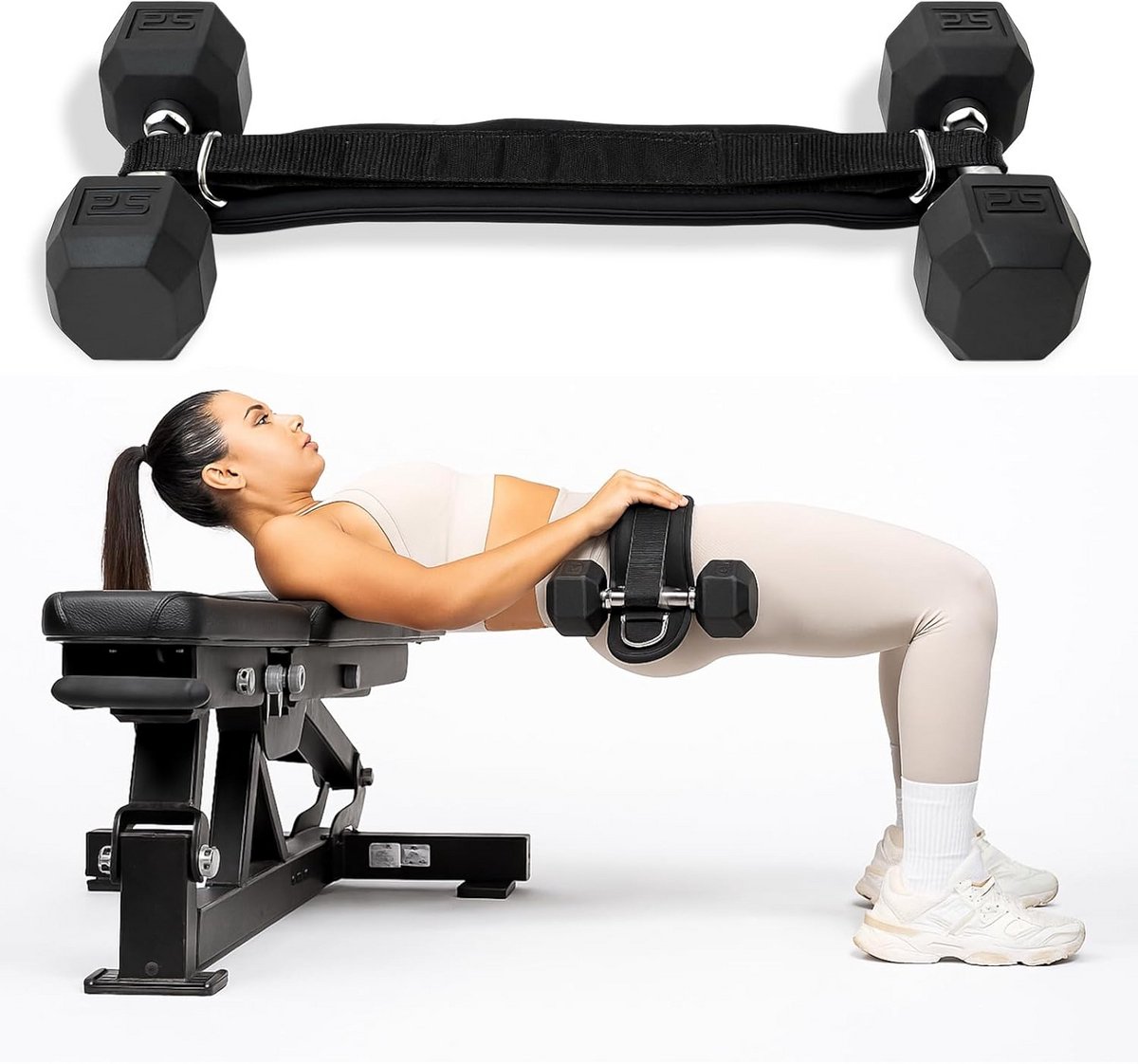 Heavy Duty Trainingsriem voor Hip Thrusts, Gewichtsverlies en Krachttraining - Comfortabele Vulling
