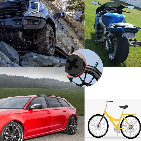 100x Universele Banden Reparatie Nagels voor Auto & Motorfiets - Zelfklevende Pluggen Set — afbeelding 4