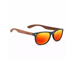 KingSeven - Orange Wayfayer Bamboo UV400 en Polarisatie filter