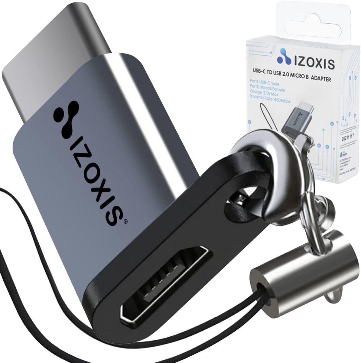 USB-C naar Micro-USB Adapter voor Laden en Gegevensoverdracht