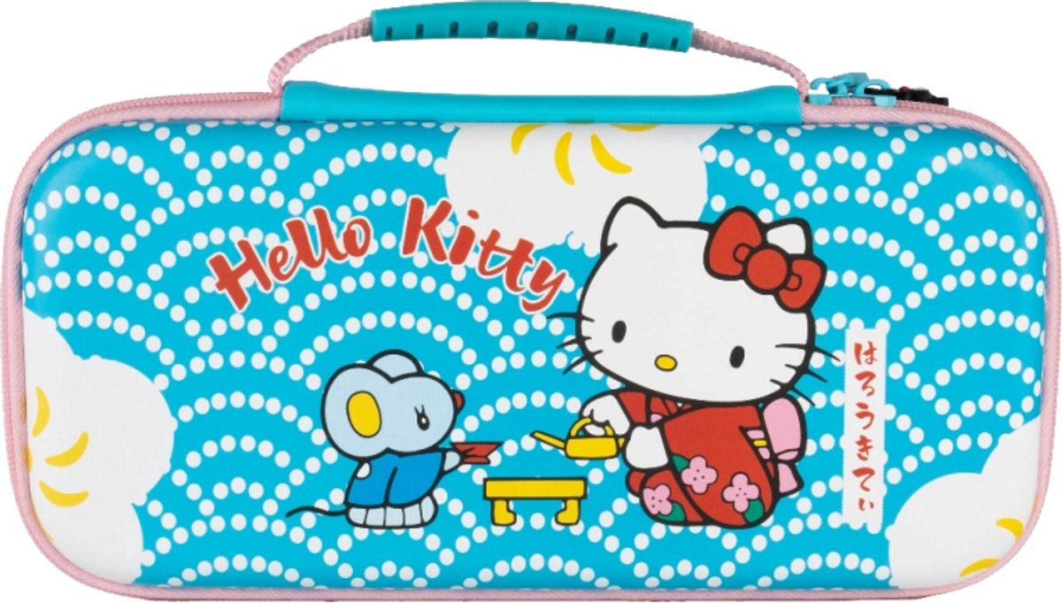 Hello Kitty - Switch 2 beschermcase - Tea Party - met opbergvakken - Switch 2 (Switch/Oled)