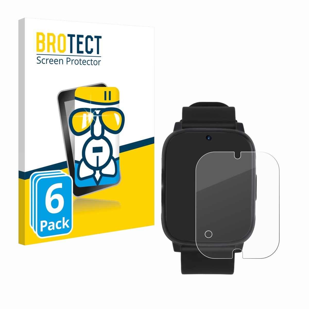 Screenprotector 6 Stuks voor NikuTRAX NC83S Beschermglas transparant
