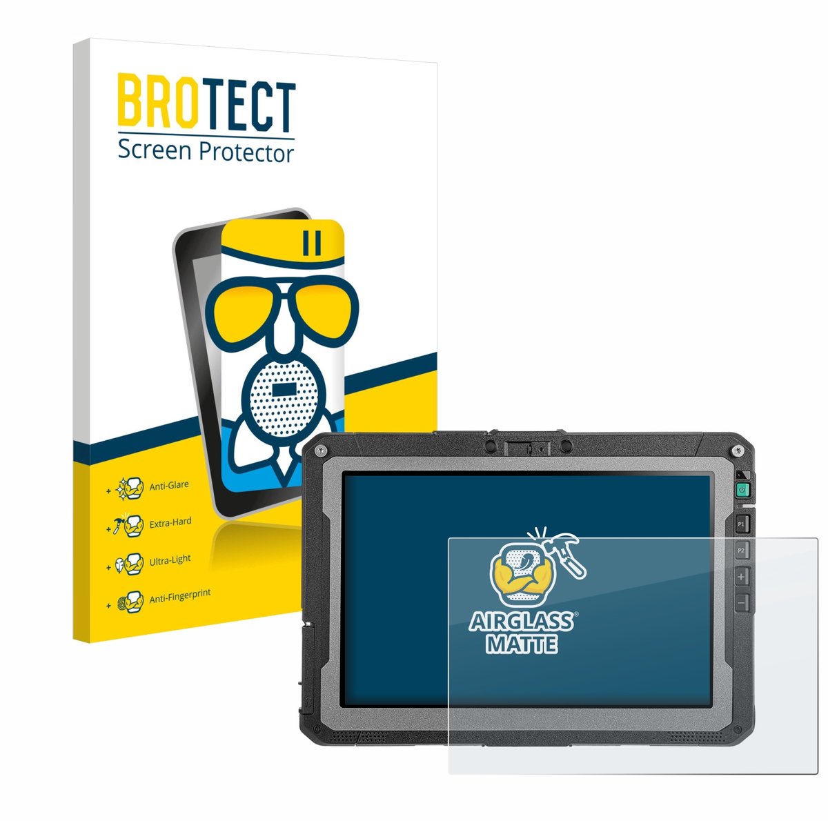BROTECT - Screenprotector voor Getac ZX10 G2 - Folie Beschermfolie Beschermglas matte