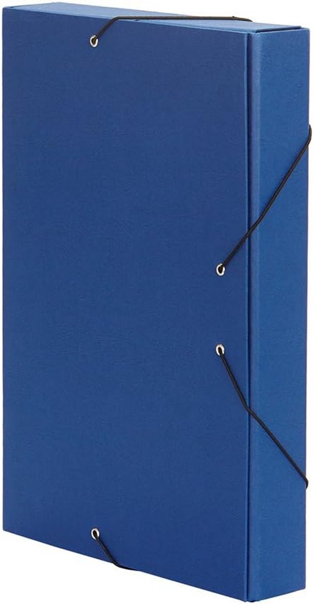 Projectmap met Elastiekband 70mm Blauw