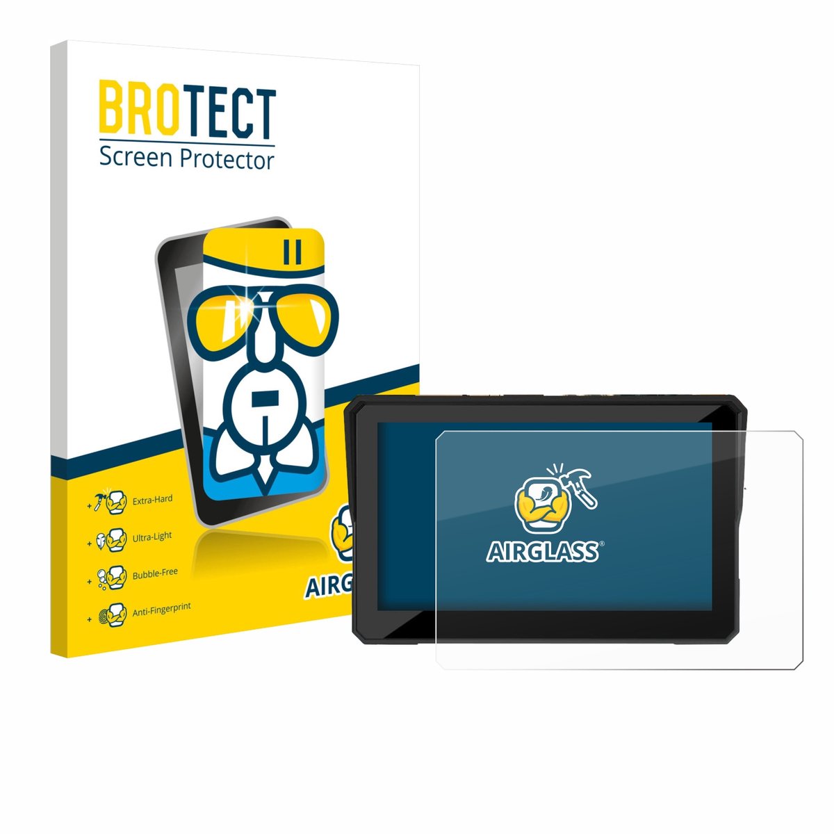 Screenprotector voor Carpuride W502 Pro 5" Beschermglas transparant